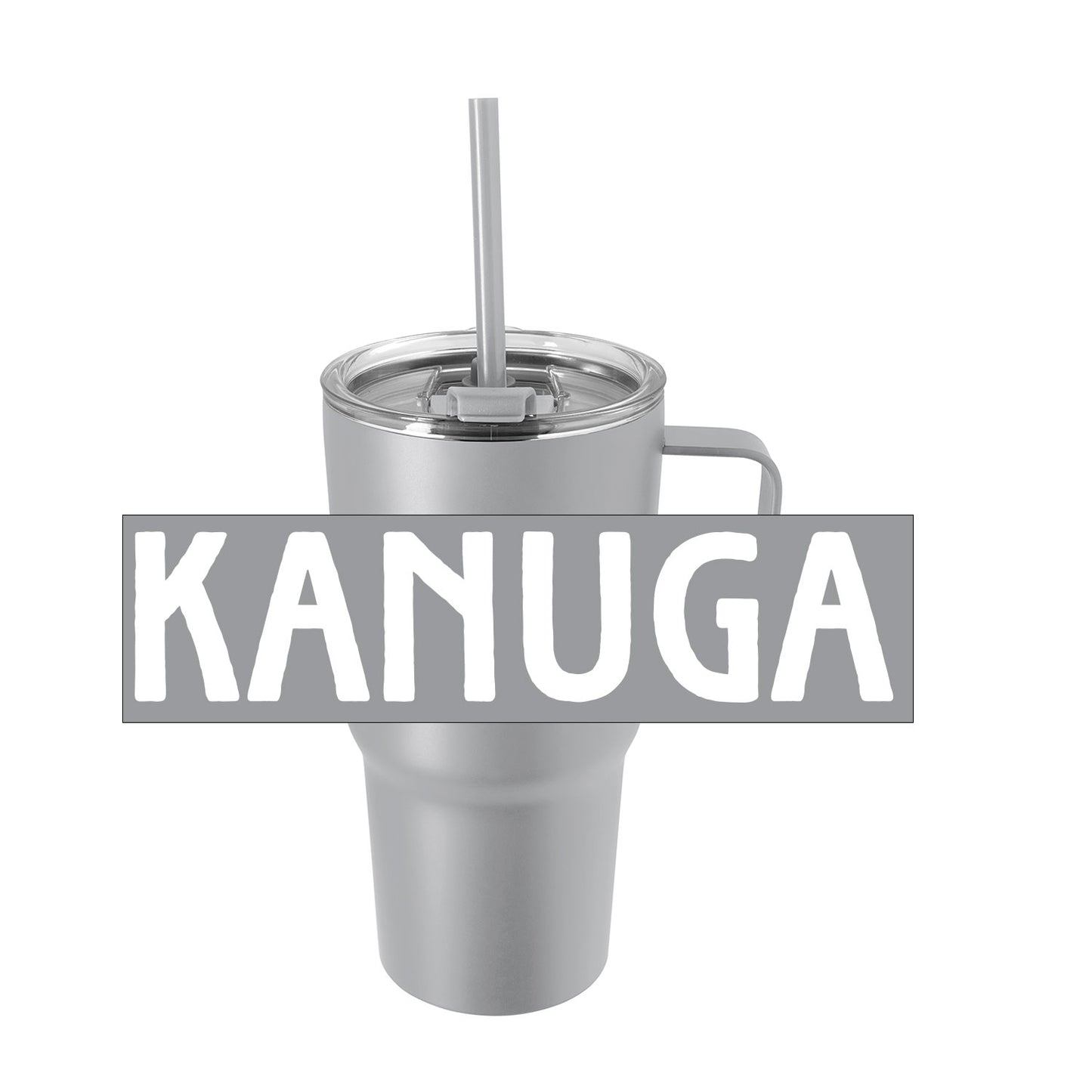 Viking Nova with handle, 20 oz, Grey w/white ink
