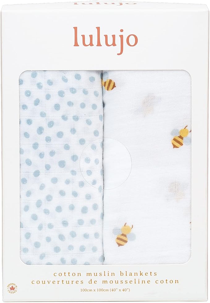 813 Lulujo Swaddles Dots