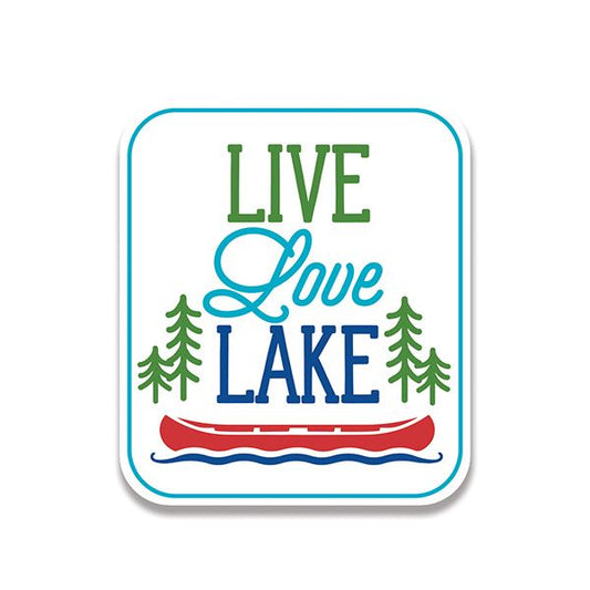 Sticker Live Love Lake