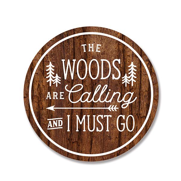 Sticker Woods are Calling