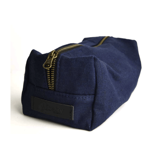 Hemp Cosmetic Bag - Denim