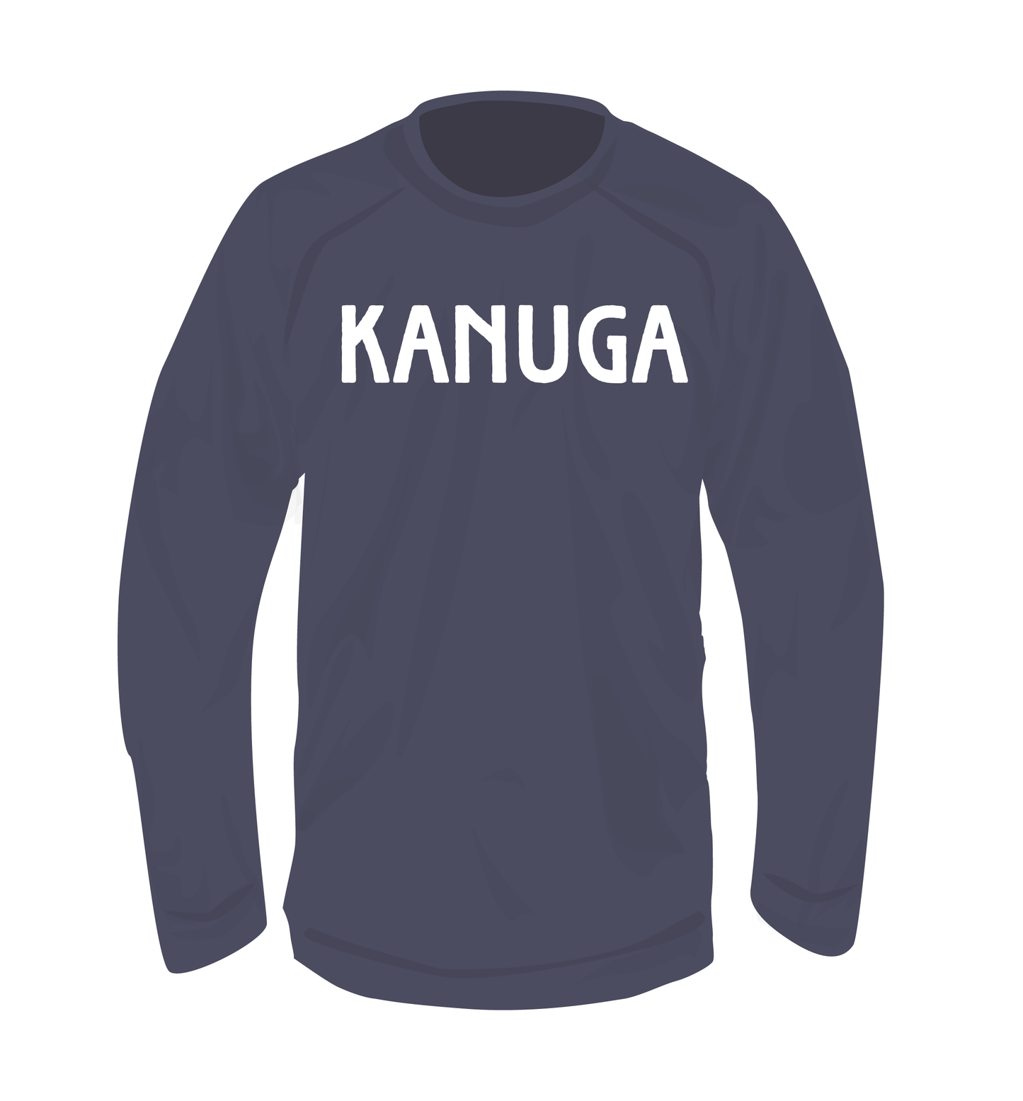 Long Sleeve, T-Shirt, Kanuga modern, Bella, navy tri-blend Adult XS