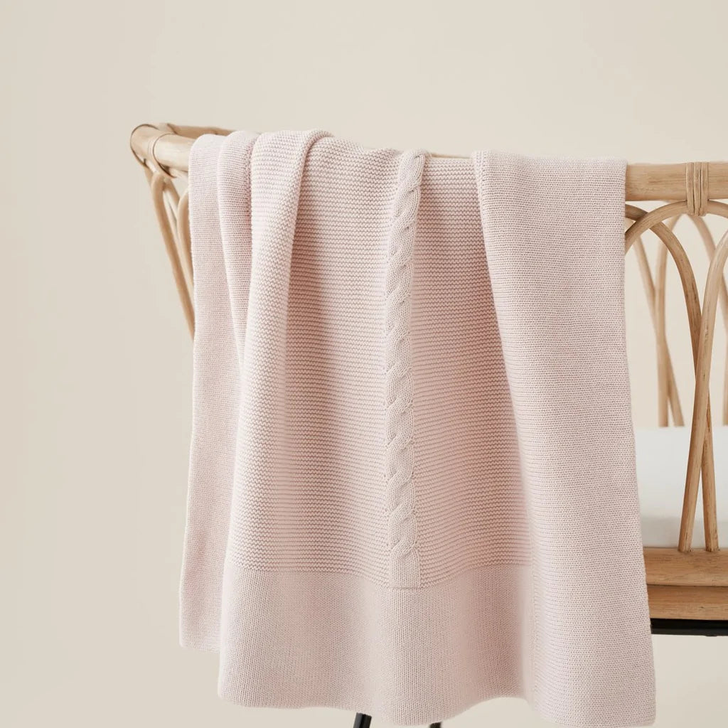 813 Cable Knit Blanket