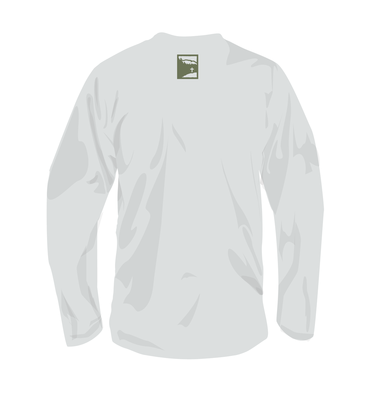 Long Sleeve, T-Shirt, Ash, Adult L