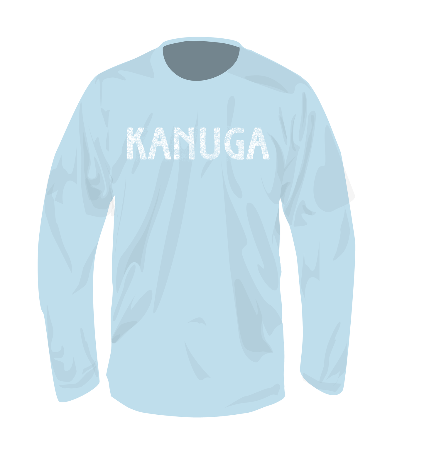 Long Sleeve, T-Shirt, Modern Logo, Comfort Colors, Chambray, Adult XL