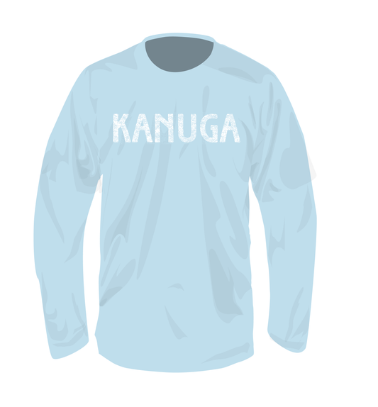 Long Sleeve, T-Shirt, Modern Logo, Comfort Colors, Chambray, Adult S