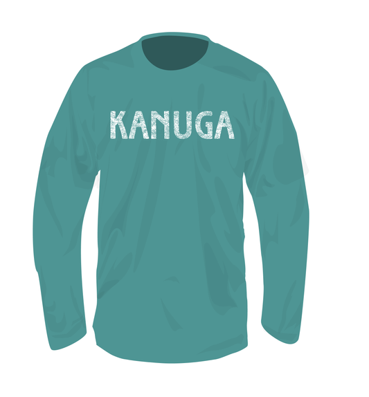 Long Sleeve, T-Shirt, Modern Logo, Comfort Colors, Seafoam, Adult L