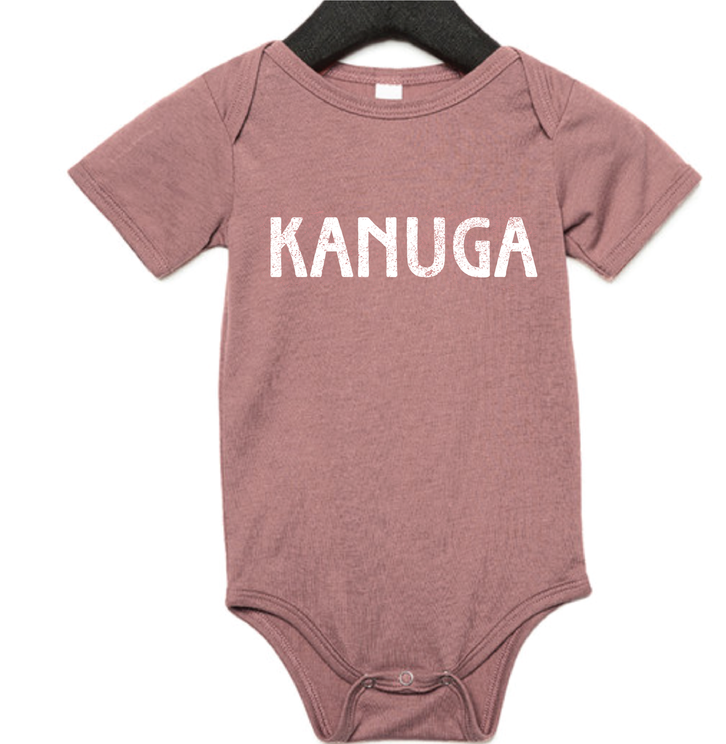 Short Sleeve, Onesie T-Shirt, Distressed, Mauve, Bella, 12/18 Month