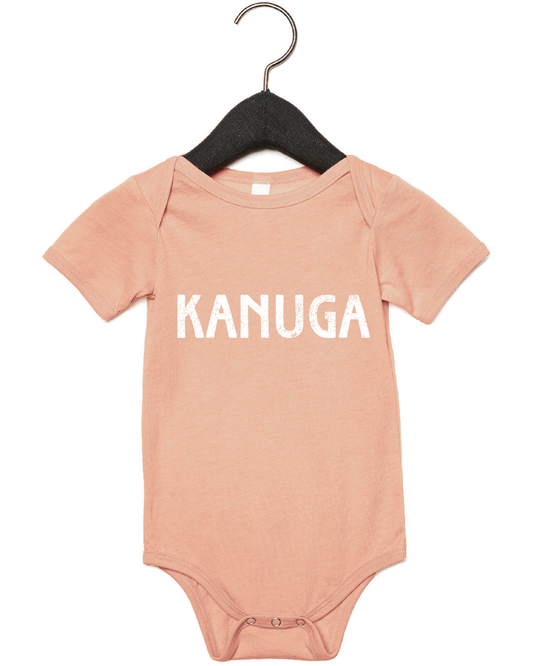 Short Sleeve, Onesie T-Shirt, Distressed, Peach, Bella, 12/18 Month