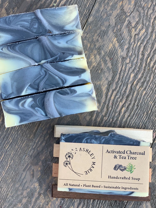 Handmade Soap Activated Charcoal & Tea Tree