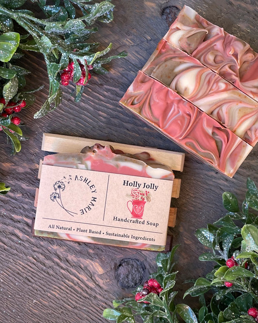 Handmade Soap Holly Jolly