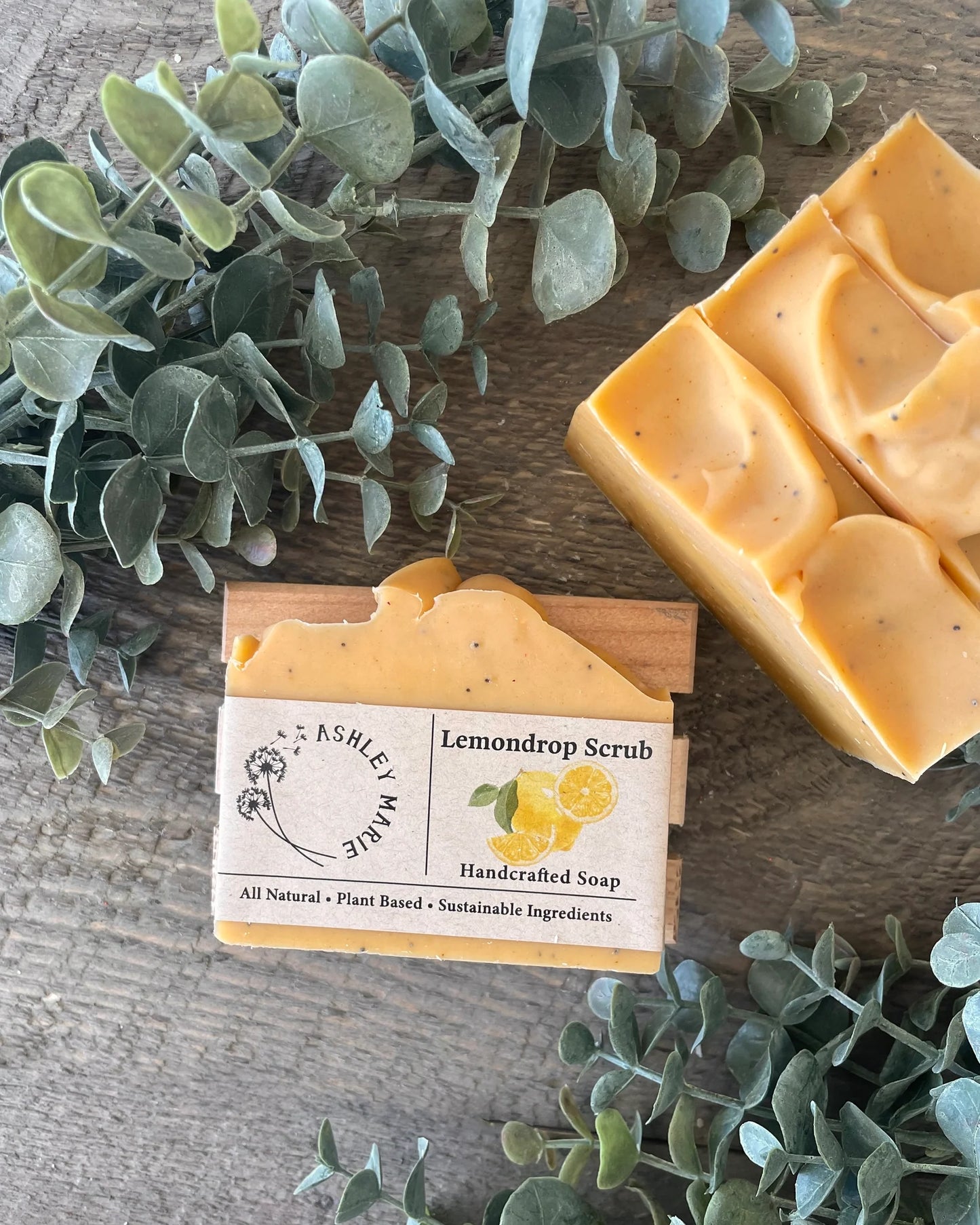 Handmade Soap Lemon Drop Scrub