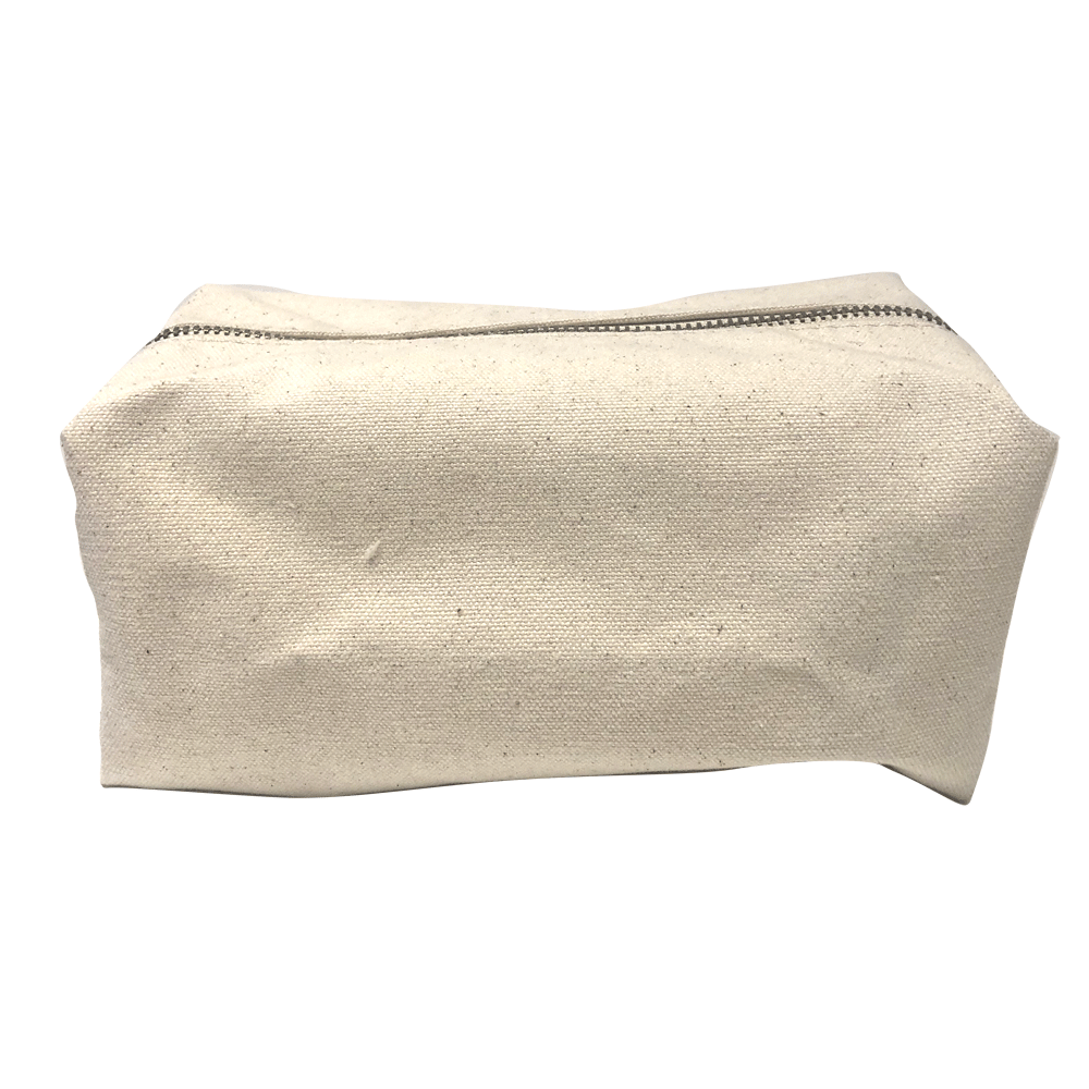 Organic Cotton Canvas Cosmetic Bag - Natural