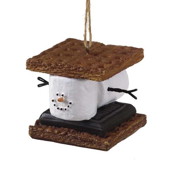 S'mores Sandwich ornament, resin