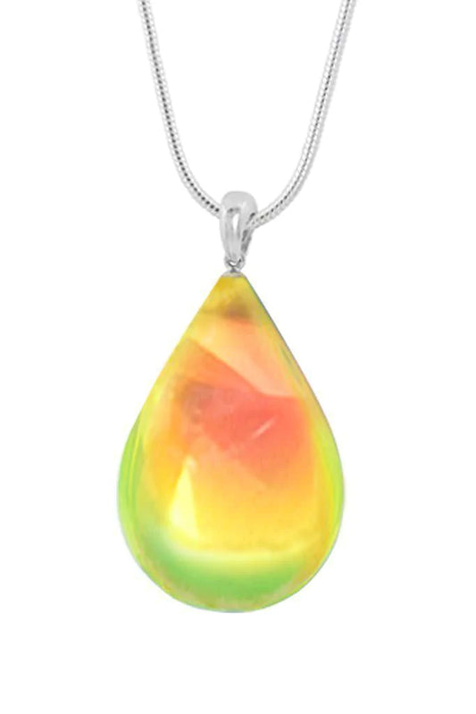 Drop Pendant, Polished Fire, Medium