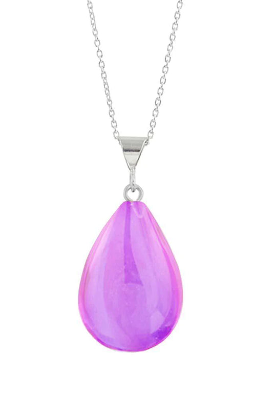 Drop Pendant, Polished Pink, Small