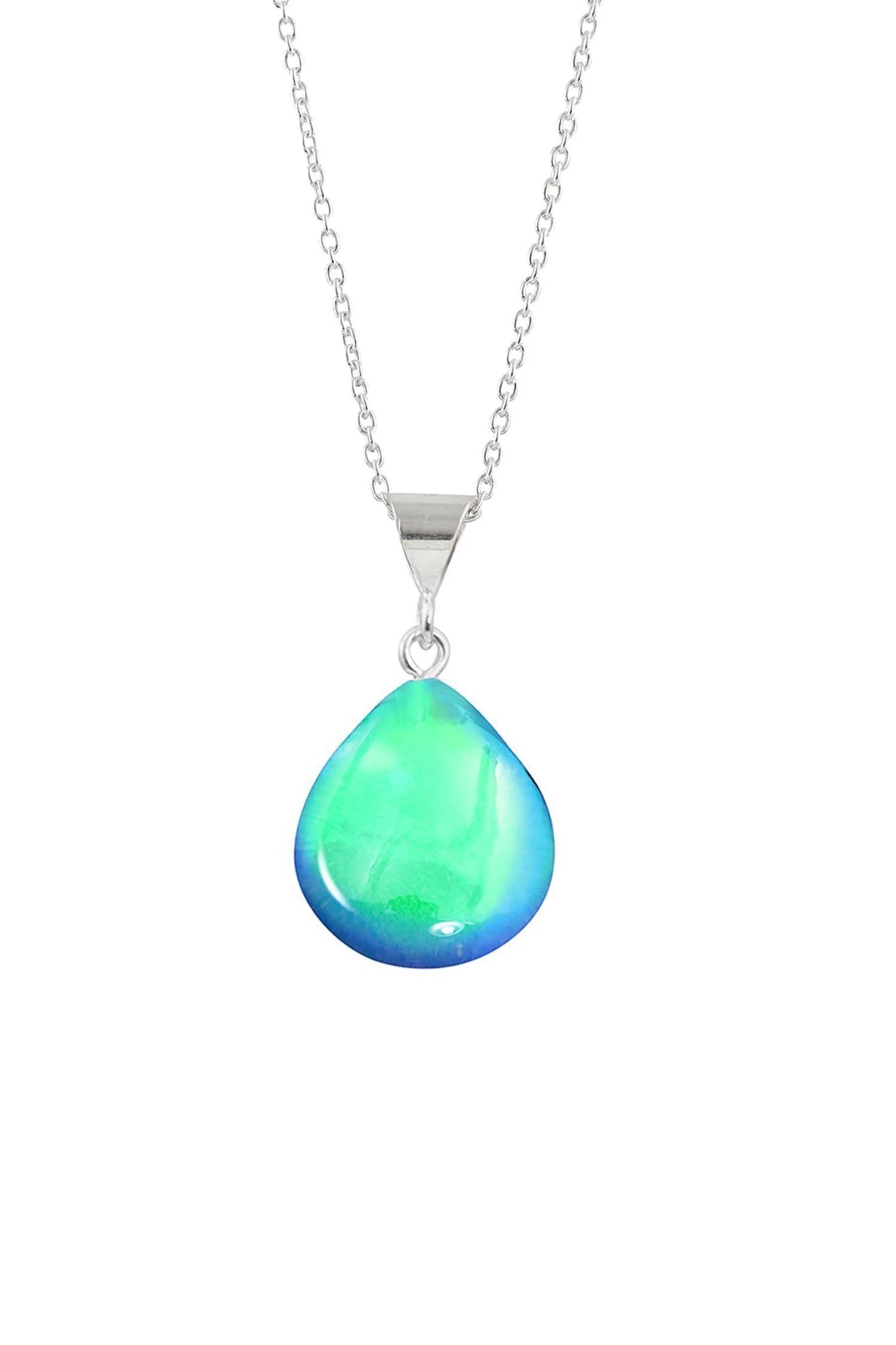 Drop Pendant, Polished Green, X-Small