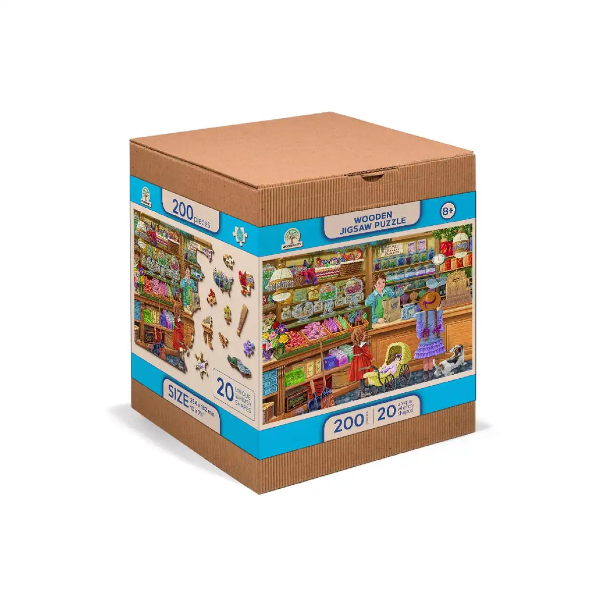 Wooden City Puzzle Candy Adventures M